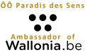 Nous sommes très fiers d‘annoncer que ÔÔ Paradis des Sens a été nommé Ambassadeur de Wallonie